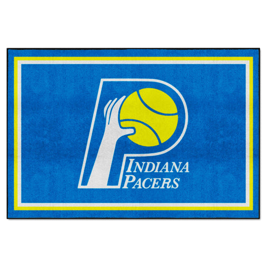 NBA Retro Indiana Pacers 5ft. x 8 ft. Plush Area Rug - Indiana Pacers