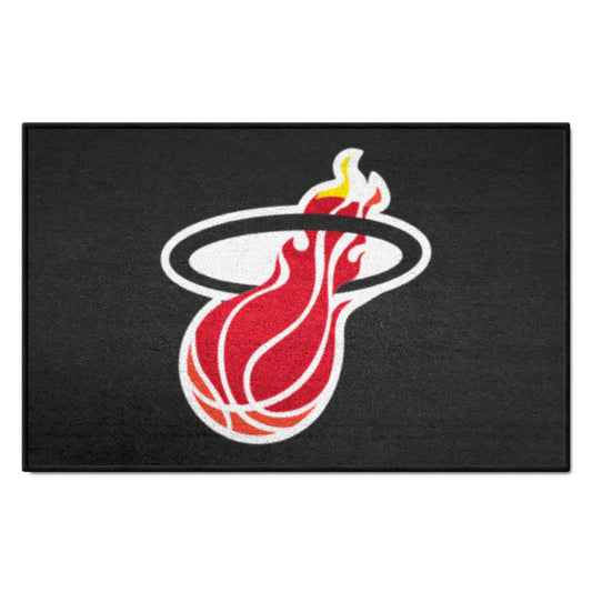 NBA Retro Miami Heat Starter Mat Accent Rug - 19in. x 30in. - Miami Heat