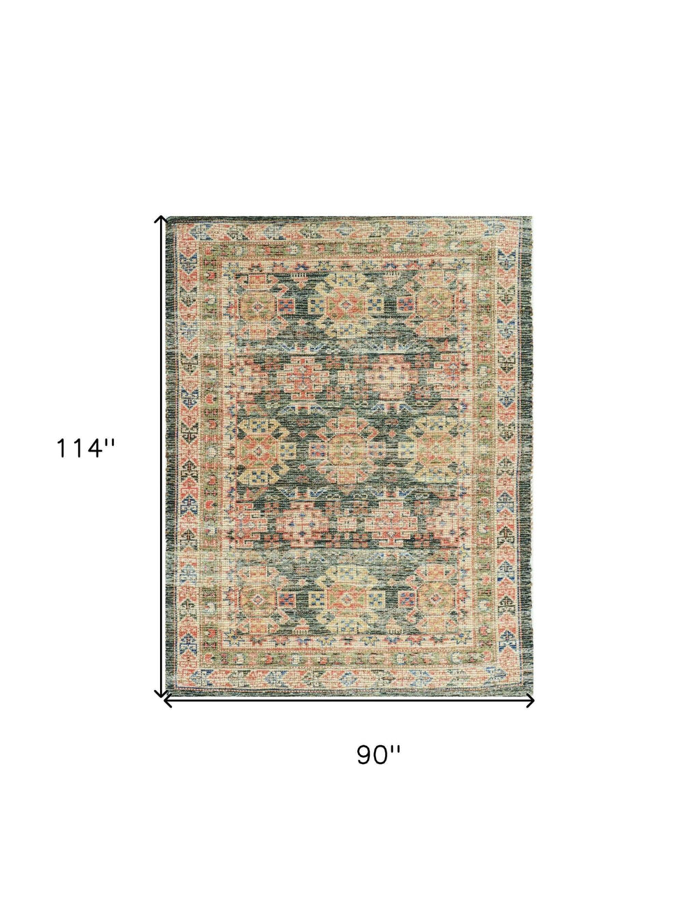 7' X 9' Jute Charcoal Area Rug - Homeroots - Flyclothing LLC
