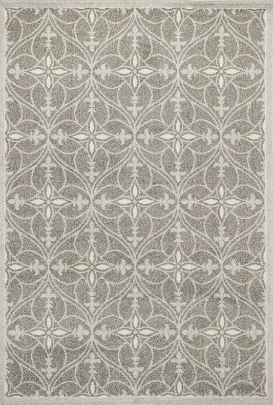 2' X 4' Gray Moroccan Indoor Outdoor Area Rug - Homeroots - Flyclothing LLC