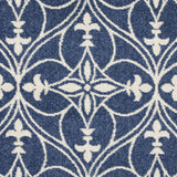 2' X 3' Blue and Ivory Area Rug - Homeroots - Flyclothing LLC