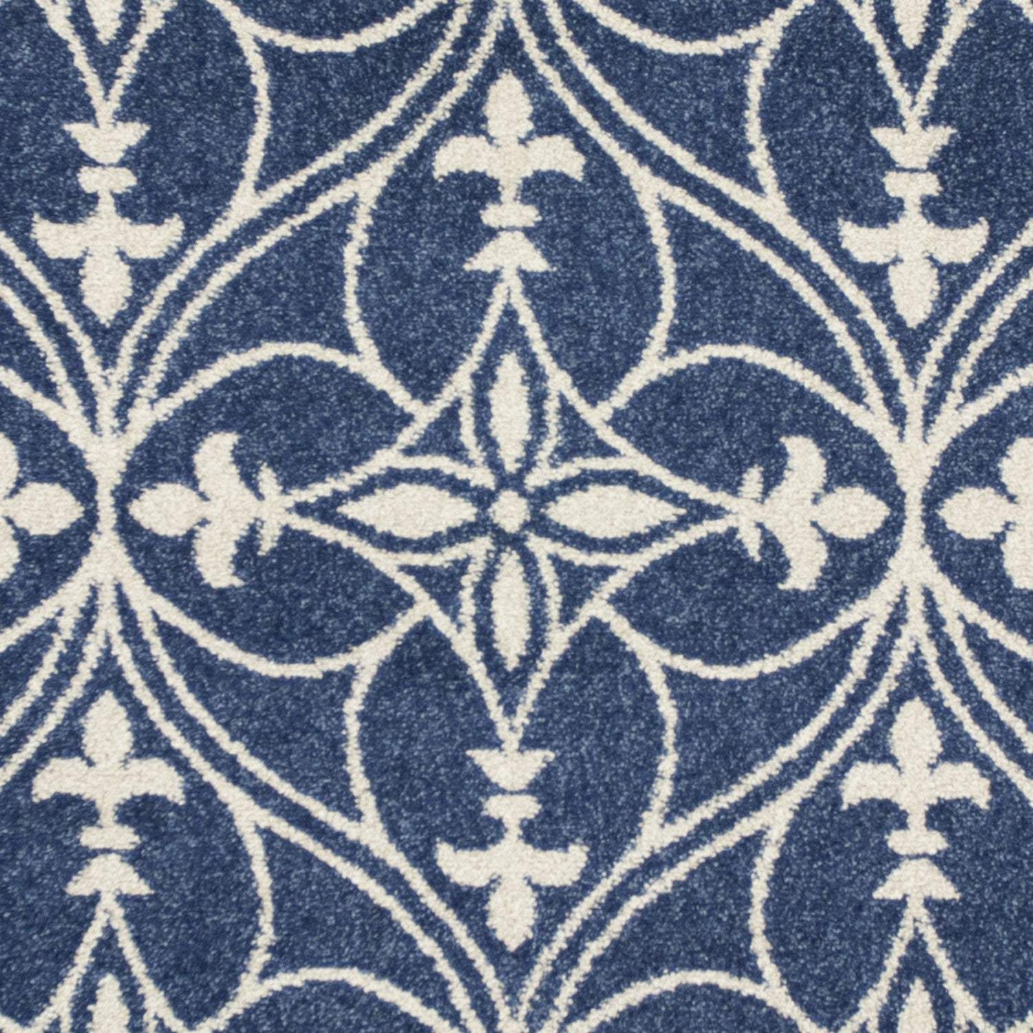 2' X 3' Blue and Ivory Area Rug - Homeroots - Flyclothing LLC