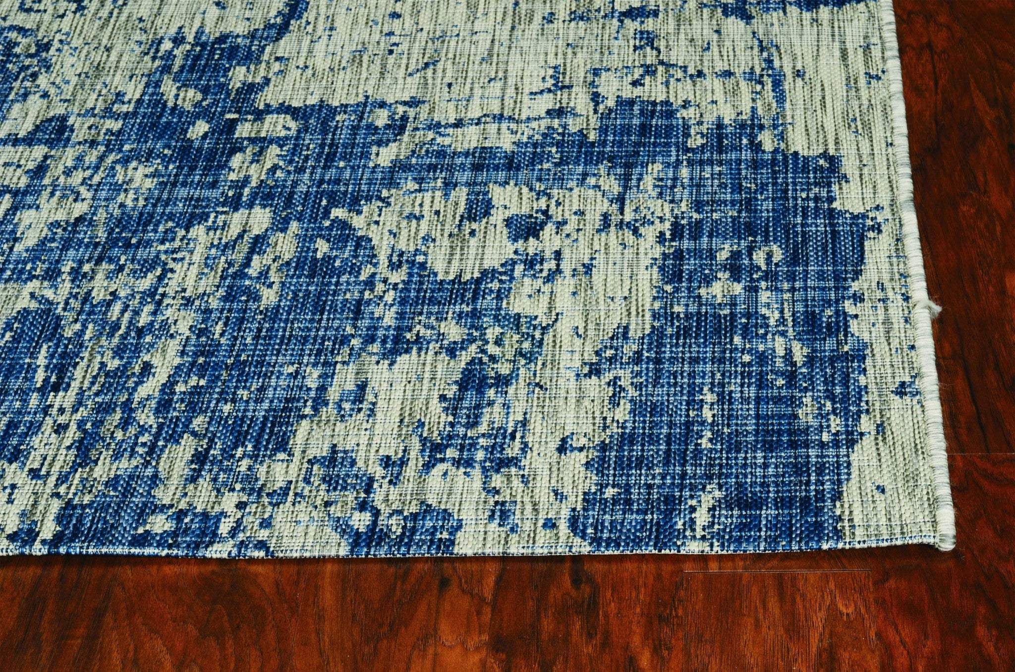 3' X 4' Blue Abstract Area Rug - Homeroots - Flyclothing LLC