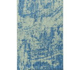 3' X 4' Blue Abstract Area Rug - Homeroots