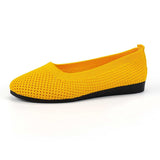 Solid Color Mesh Flat Slip-Ons - Trendsi - Flyclothing LLC
