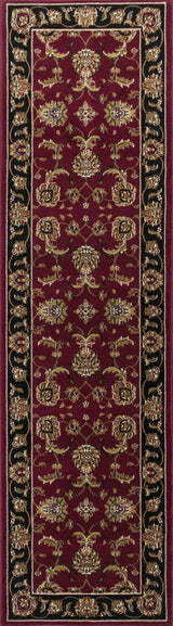 1' X 2' Red Or Black Medieval Inspired Area Rug - Homeroots - Flyclothing LLC