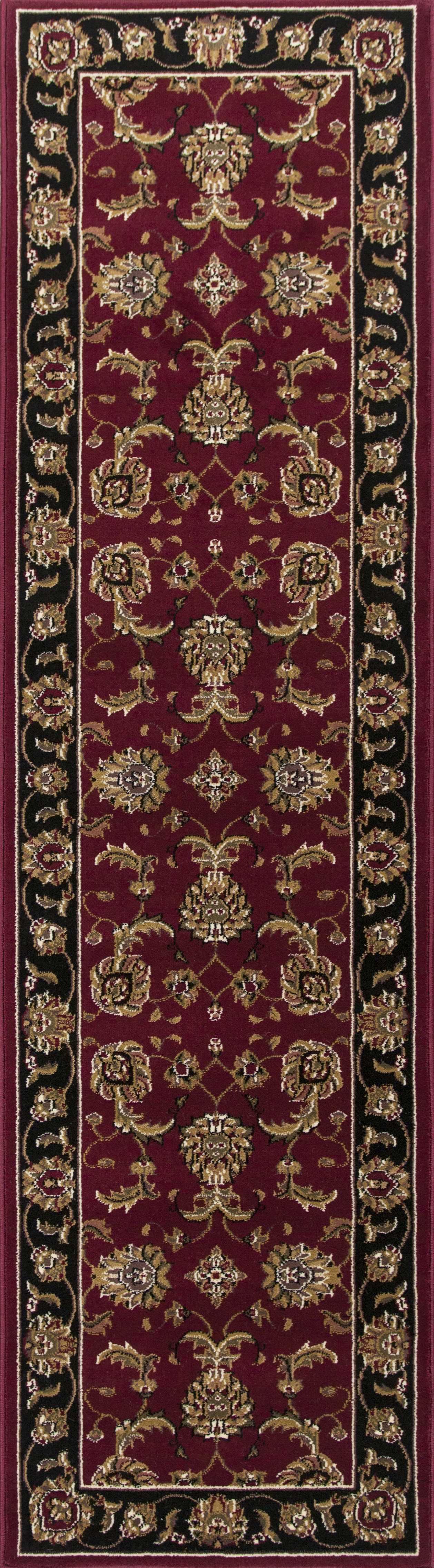 1' X 2' Red Or Black Medieval Inspired Area Rug - Homeroots - Flyclothing LLC