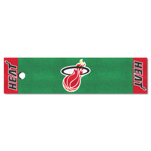NBA Retro Miami Heat Putting Green Mat - 1.5ft. x 6ft. - Miami Heat