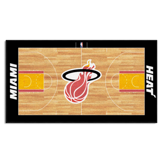 NBA Retro Miami Heat Court Runner Rug - 24in. x 44in. - Miami Heat