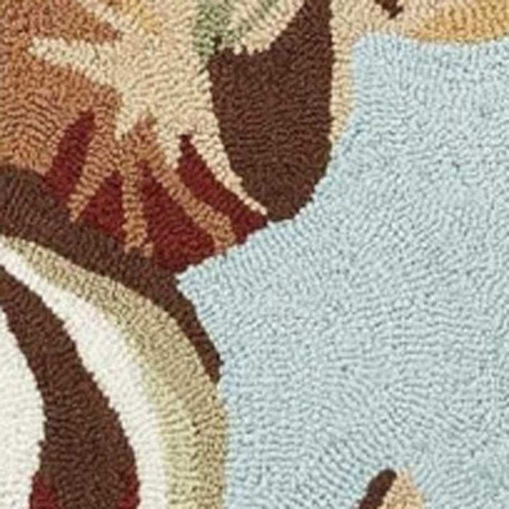 2' X 3' Blue Hand Tufted Area Rug - Homeroots - Flyclothing LLC