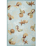 2' X 3' Blue Hand Tufted Area Rug - Homeroots