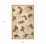 2' X 3' Beige Hand Tufted Area Rug - Homeroots - Flyclothing LLC