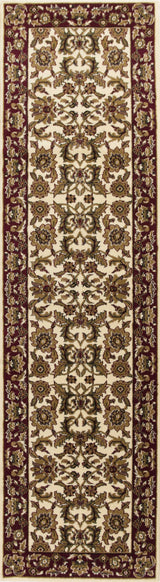 2' X 3' Polypropylene Ivory Or Red Accent Rug - Homeroots - Flyclothing LLC