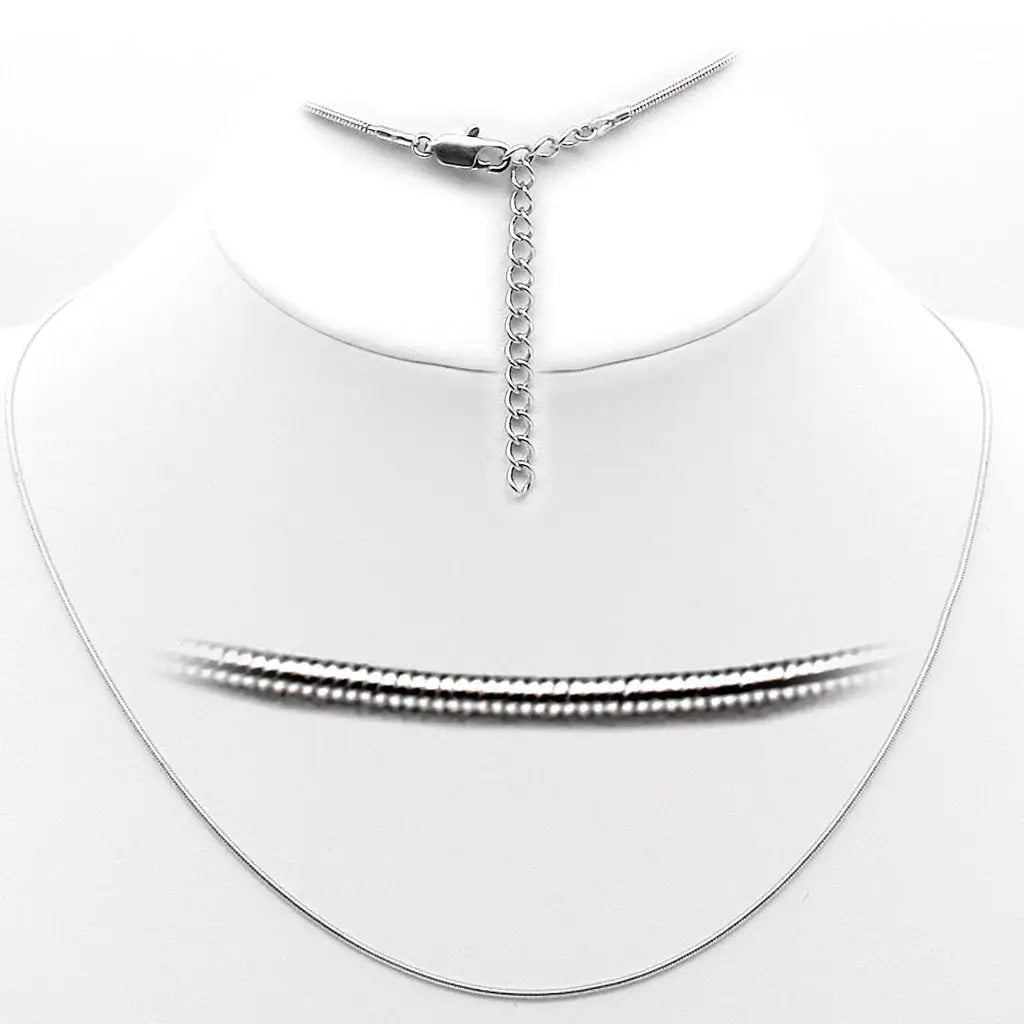 35325 - Rhodium Brass Chain with No Stone - Alamode - Flyclothing LLC