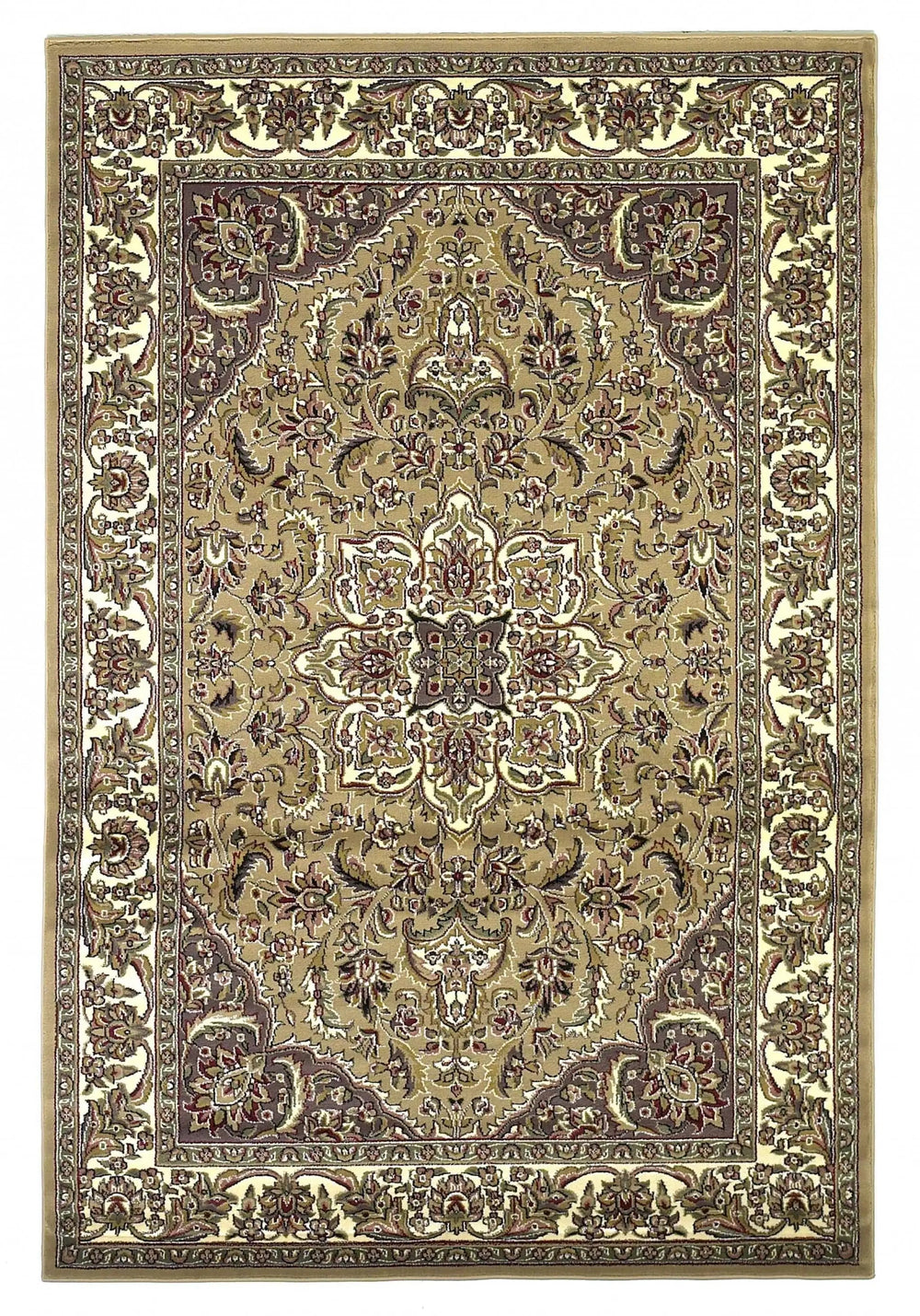 2' X 3' Polypropylene Beige Or Ivory Accent Rug - Homeroots