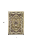 2' X 3' Polypropylene Beige Or Ivory Accent Rug - Homeroots - Flyclothing LLC