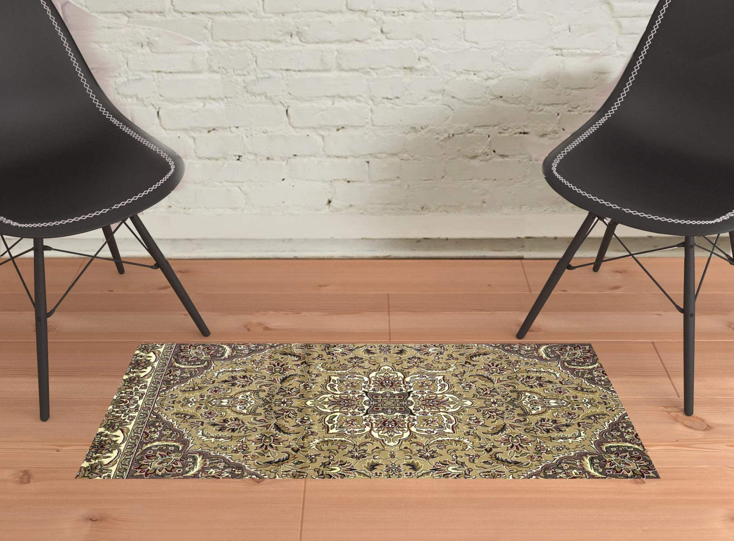 2' X 3' Polypropylene Beige Or Ivory Accent Rug - Homeroots - Flyclothing LLC