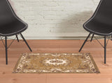 2' X 3' Polypropylene Beige Or Ivory Accent Rug - Homeroots - Flyclothing LLC