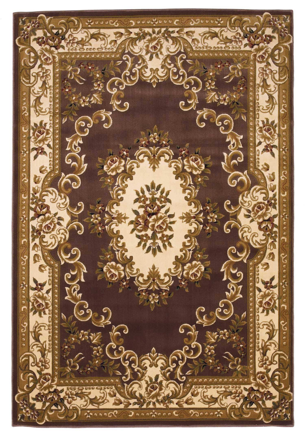 2' X 3' Polypropylene Plum Or Ivory Accent Rug - Homeroots - Flyclothing LLC