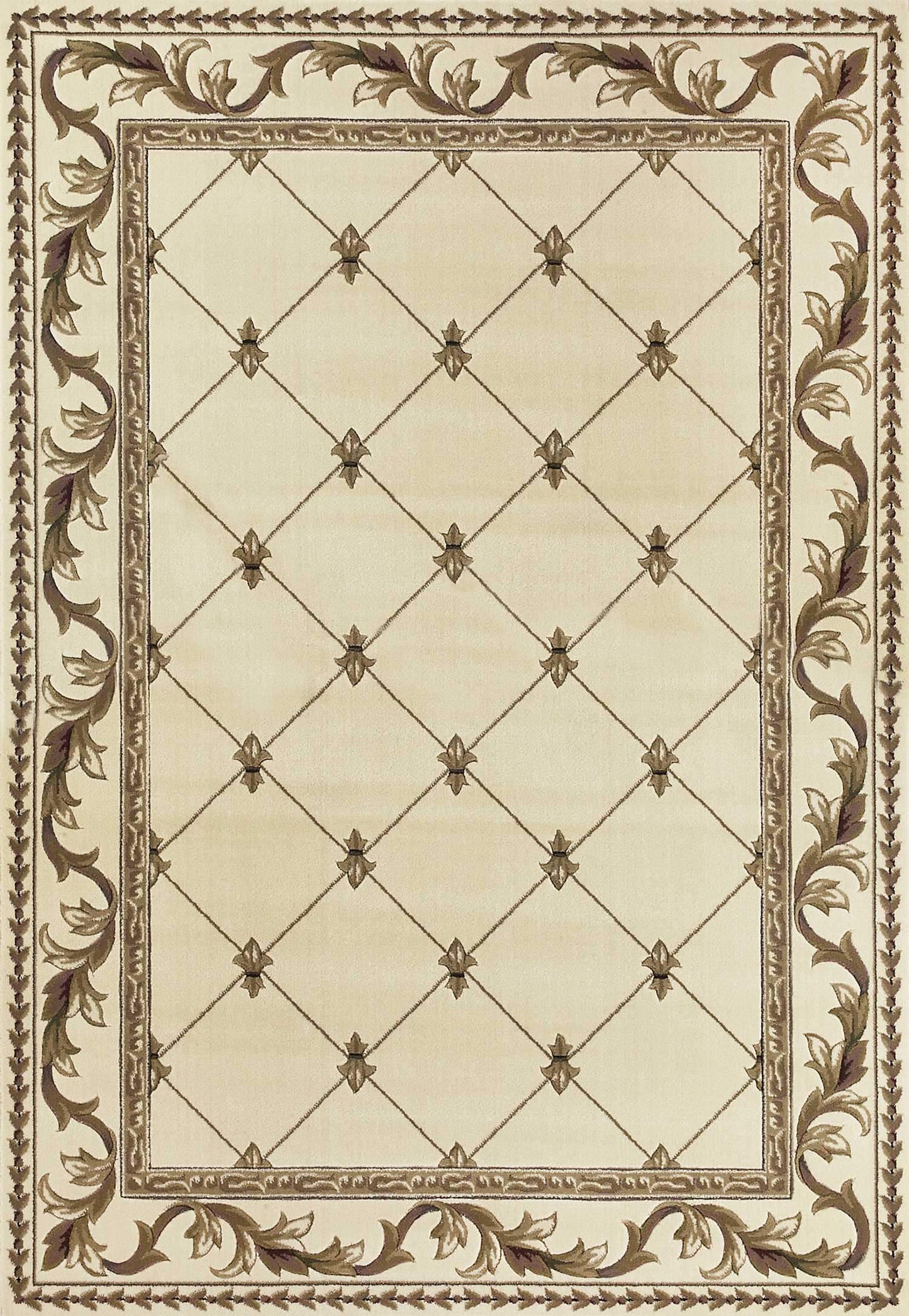 2' X 3' Polypropylene Ivory Accent Rug - Homeroots - Flyclothing LLC