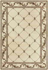 2' X 3' Polypropylene Ivory Accent Rug - Homeroots - Flyclothing LLC