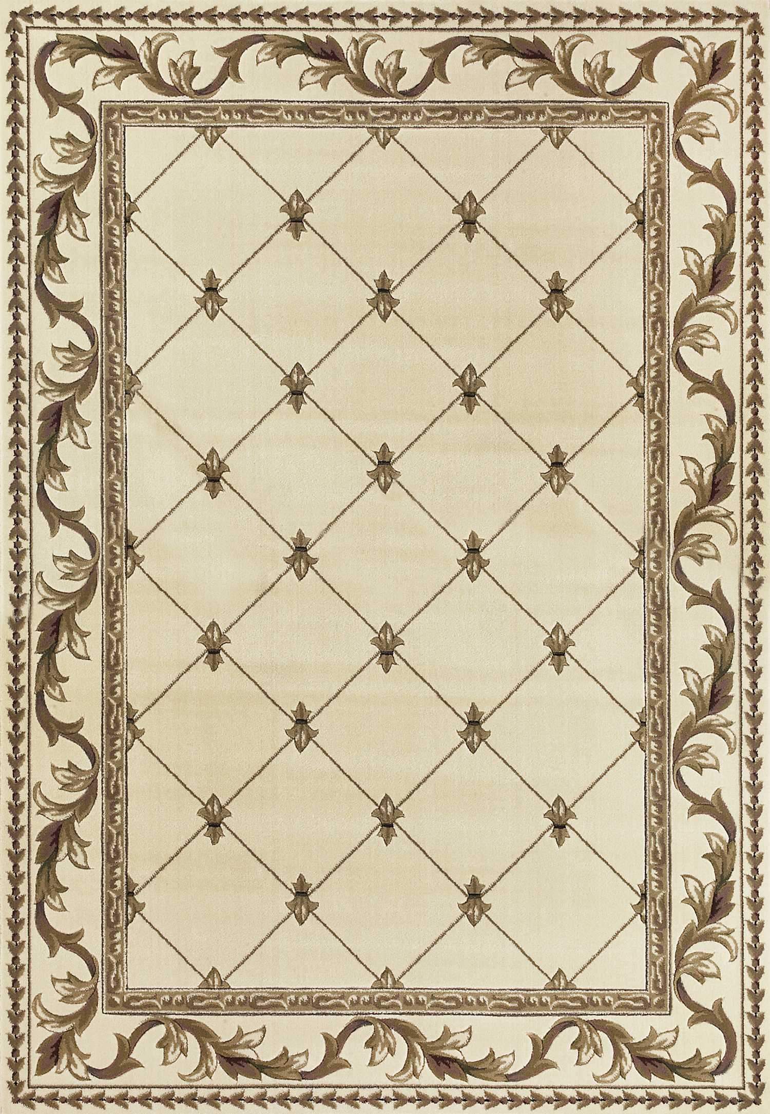 2' X 3' Polypropylene Ivory Accent Rug - Homeroots - Flyclothing LLC