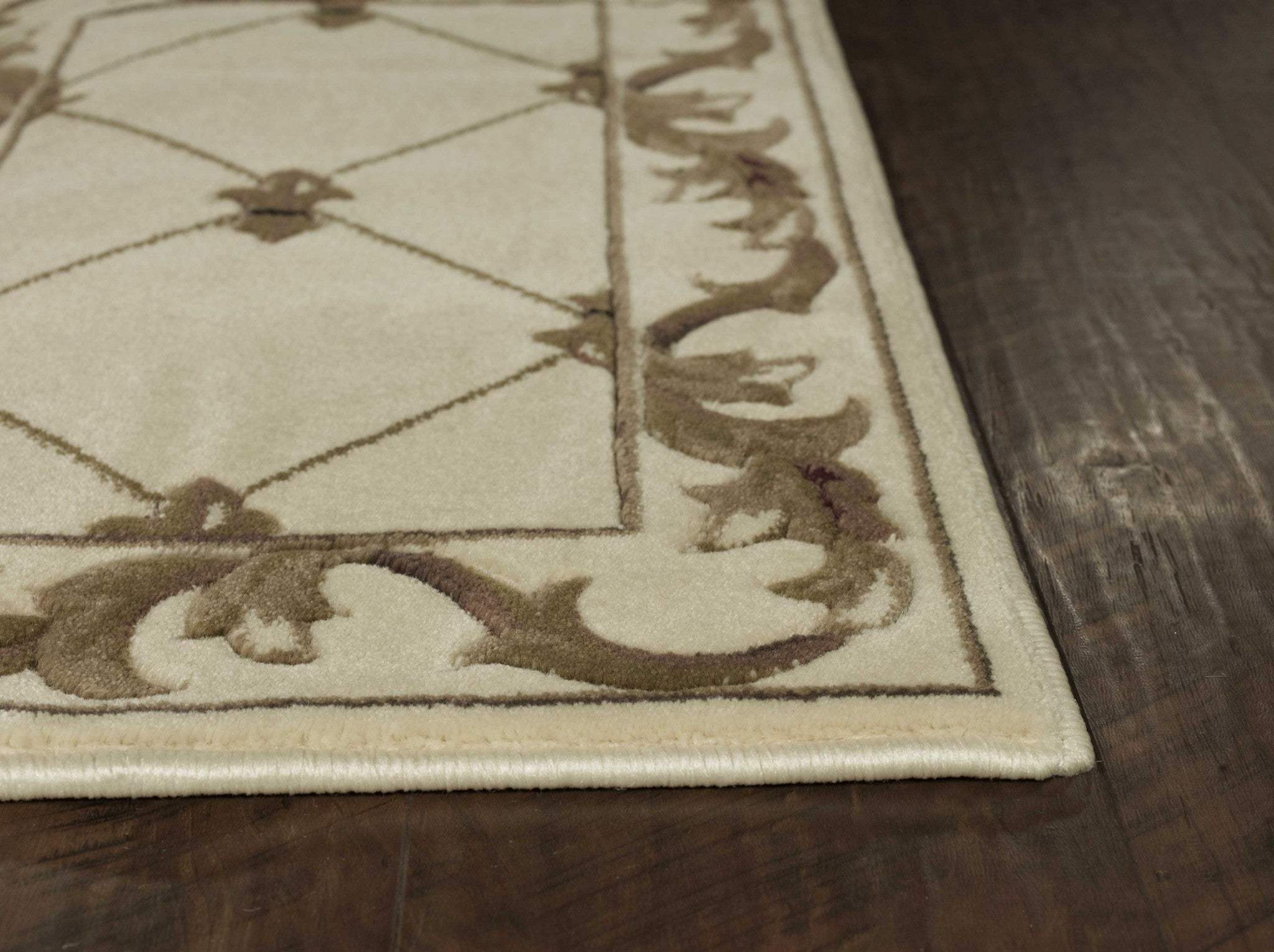 2' X 3' Polypropylene Ivory Accent Rug - Homeroots - Flyclothing LLC