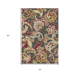 2' X 3' Taupe Hand Tufted Area Rug - Homeroots