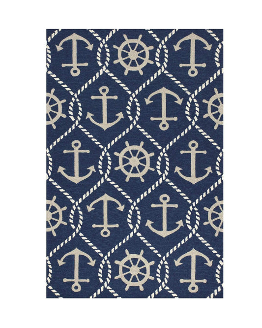2' X 3' Blue Hand Tufted Area Rug - Homeroots - Flyclothing LLC