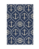 2' X 3' Blue Hand Tufted Area Rug - Homeroots