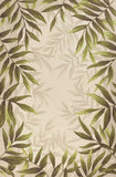 2' X 3' Beige Floral Handmade Indoor Outdoor Area Rug - Homeroots - Flyclothing LLC
