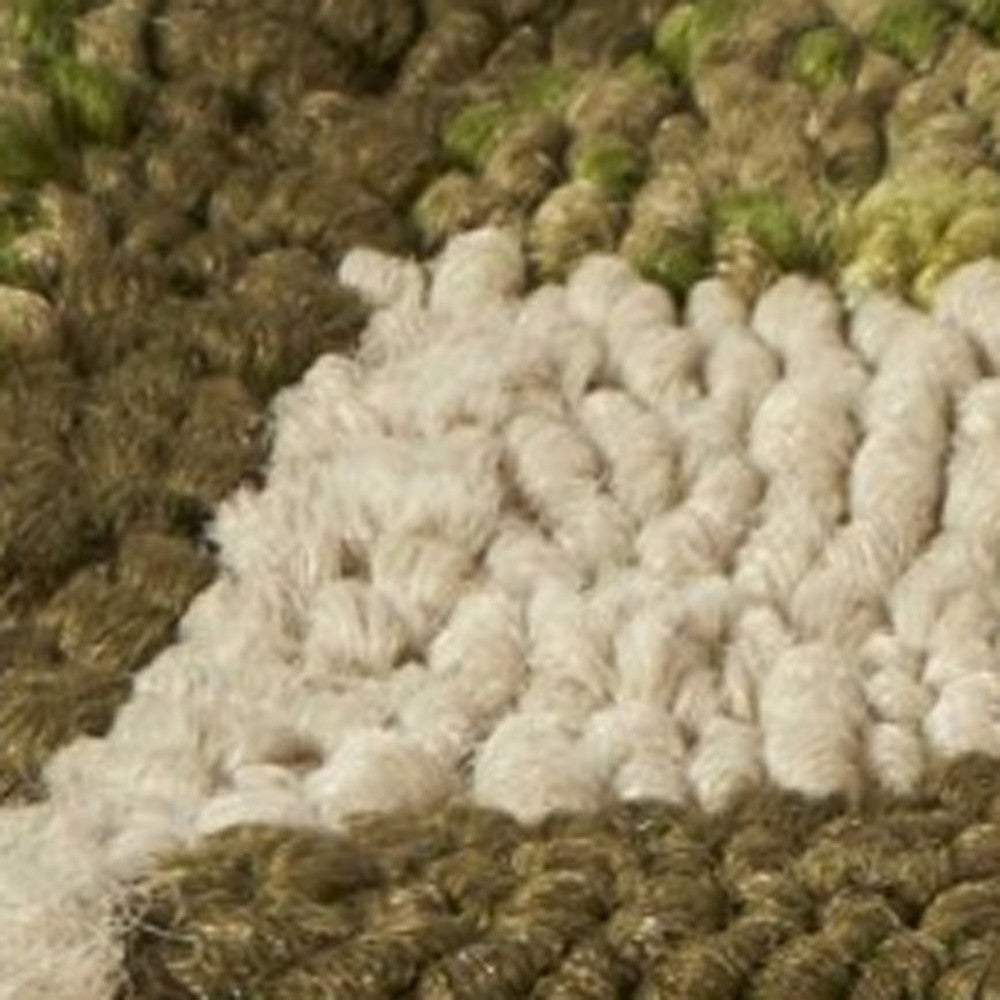 2' X 3' Beige Floral Handmade Indoor Outdoor Area Rug - Homeroots - Flyclothing LLC