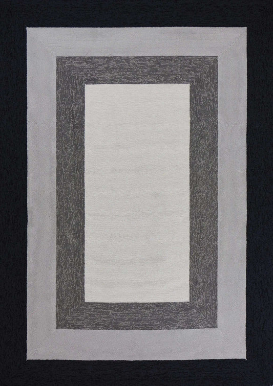 2' X 3' Charcoal Hand Hooked Area Rug - Homeroots - Flyclothing LLC