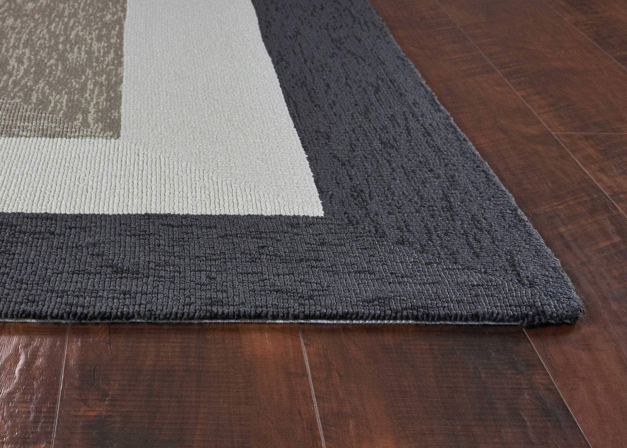 2' X 3' Charcoal Hand Hooked Area Rug - Homeroots - Flyclothing LLC