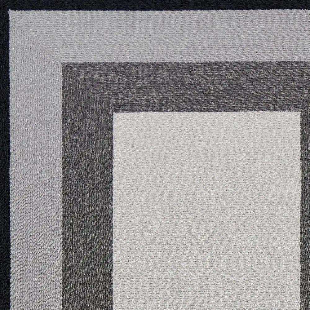 2' X 3' Charcoal Hand Hooked Area Rug - Homeroots - Flyclothing LLC