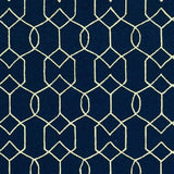 2' X 3' Navy Blue Hand Hooked Area Rug - Homeroots - Flyclothing LLC