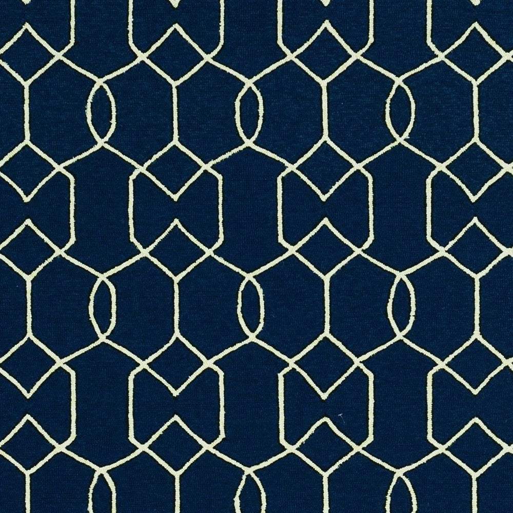 2' X 3' Navy Blue Hand Hooked Area Rug - Homeroots - Flyclothing LLC