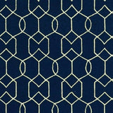 2' X 3' Navy Blue Hand Hooked Area Rug - Homeroots - Flyclothing LLC