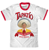 Tapatio Hot Sauce Ringer T-Shirt - White/Red