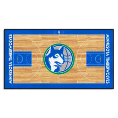 NBA Retro Minnesota Timberwolves Court Runner Rug - 24in. x 44in. - Minnesota Timberwolves