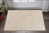 2' X 4' Ivory Wool Hand Tufted Area Rug - Homeroots
