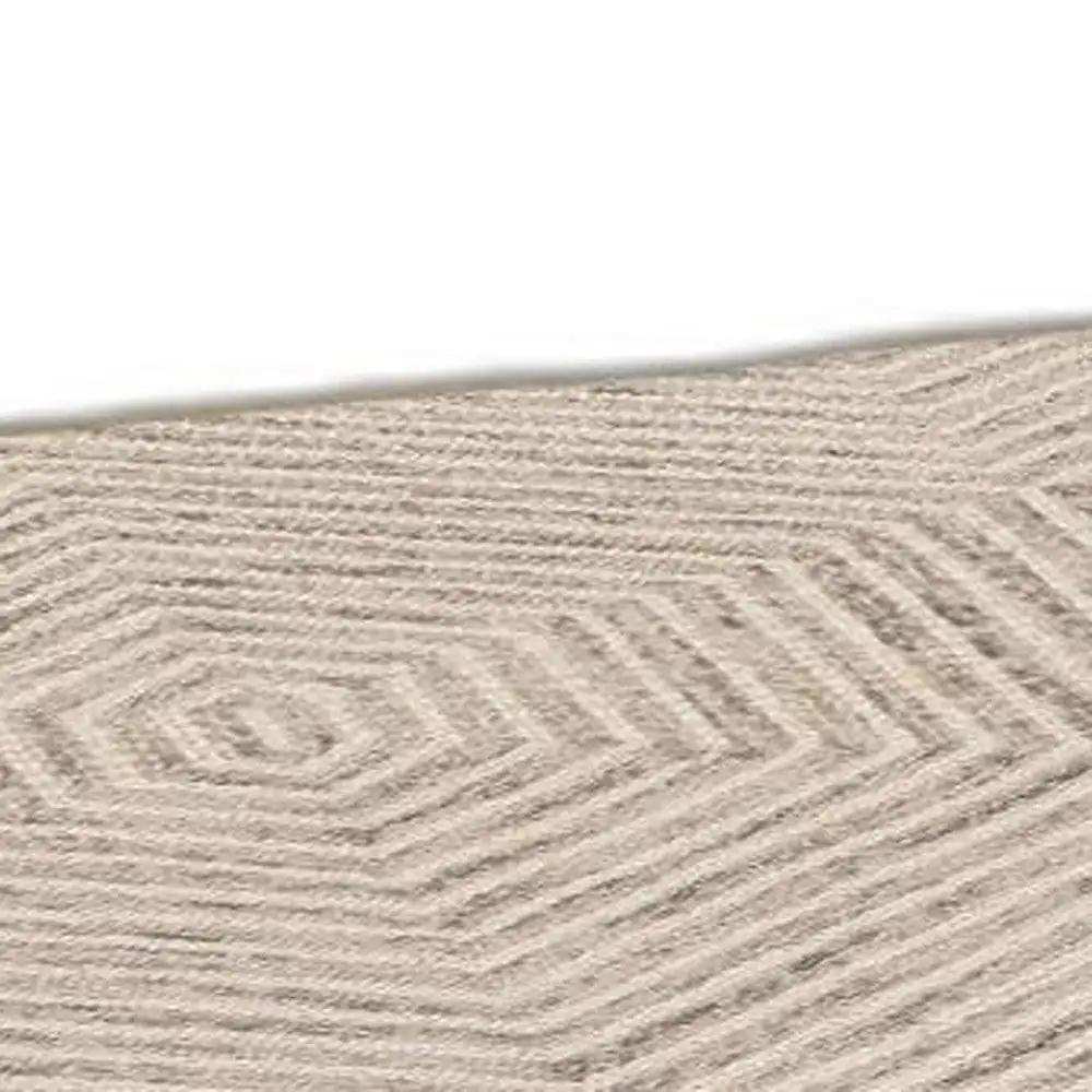 2' X 4' Ivory Wool Hand Tufted Area Rug - Homeroots - Flyclothing LLC