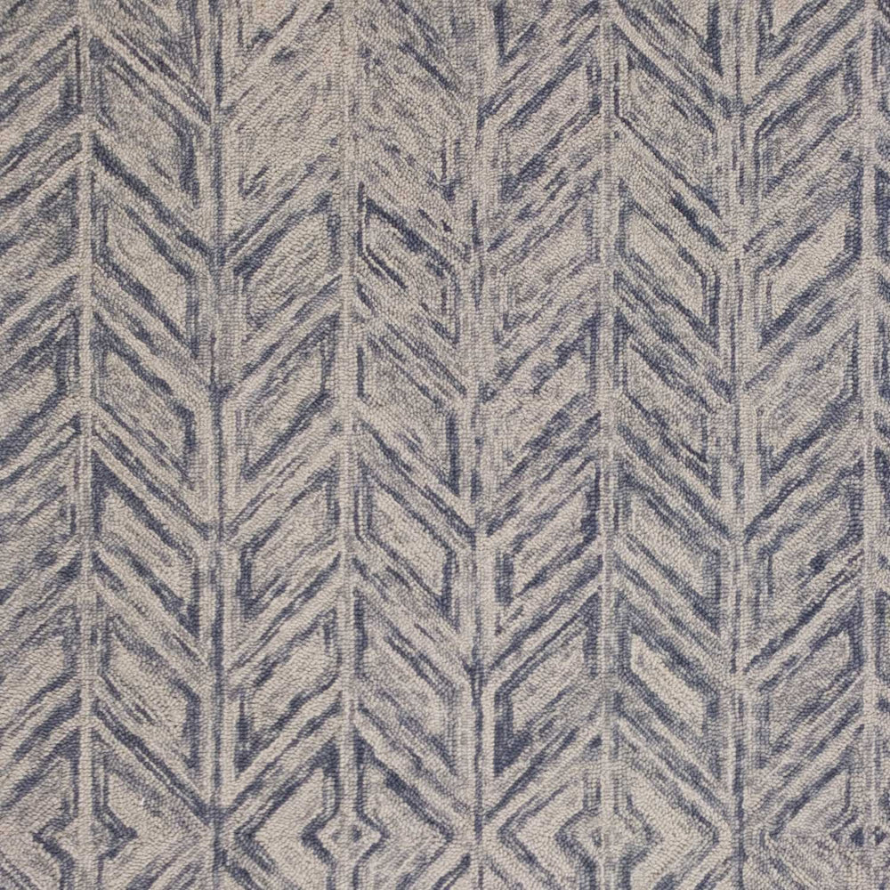 2' X 4' Blue Wool Hand Tufted Area Rug - Homeroots - Flyclothing LLC