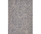 2' X 4' Blue Wool Hand Tufted Area Rug - Homeroots