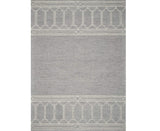 2' X 4' Gray Wool Ogee Hand Tufted Area Rug - Homeroots - Flyclothing LLC
