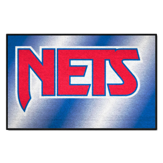 NBA Retro New Jersey Nets Starter Mat Accent Rug - 19in. x 30in. - New Jersey Nets