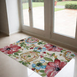 2' X 4' Sand Beige Hand Tufted Area Rug - Homeroots