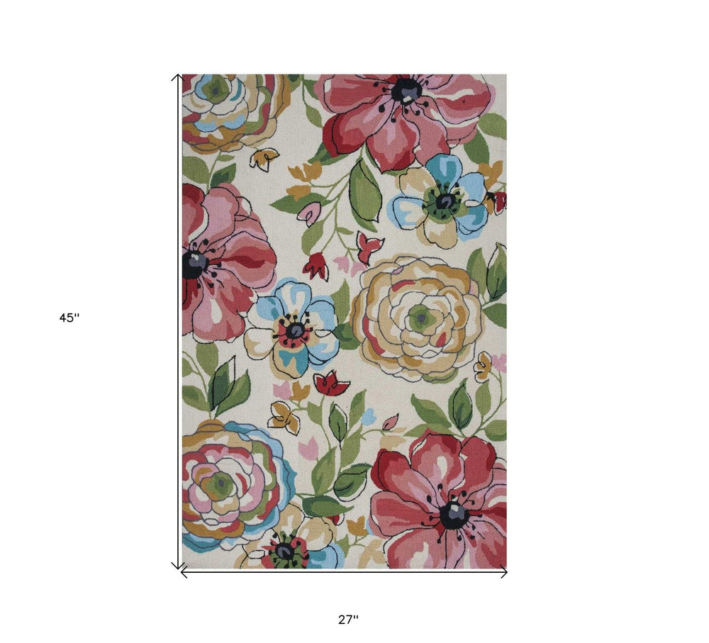 2' X 4' Sand Beige Hand Tufted Area Rug - Homeroots - Flyclothing LLC