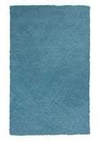 2' X 4' Polyester Highlighter Blue Area Rug - Homeroots
