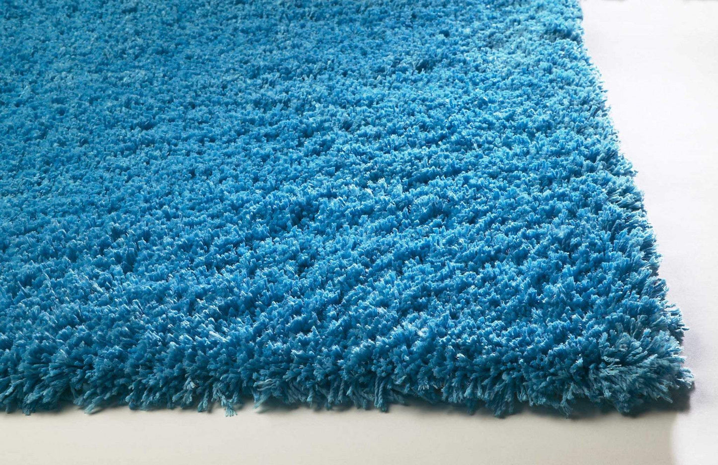 2' X 4' Polyester Highlighter Blue Area Rug - Homeroots - Flyclothing LLC